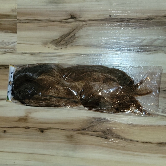 Drawstring Ombre Light Black to Golden Brown Ponytail NWT - Picture 9 of 9